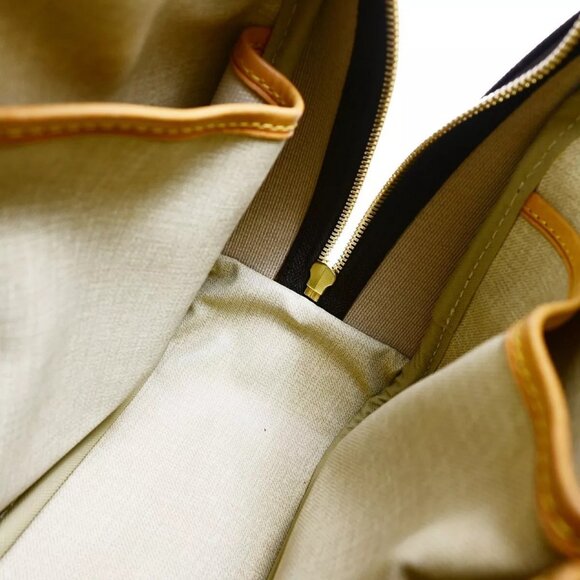 LOUIS VUITTON LV Logo Trouville Hand Bag Monogram Leather Brown - Picture 7 of 16